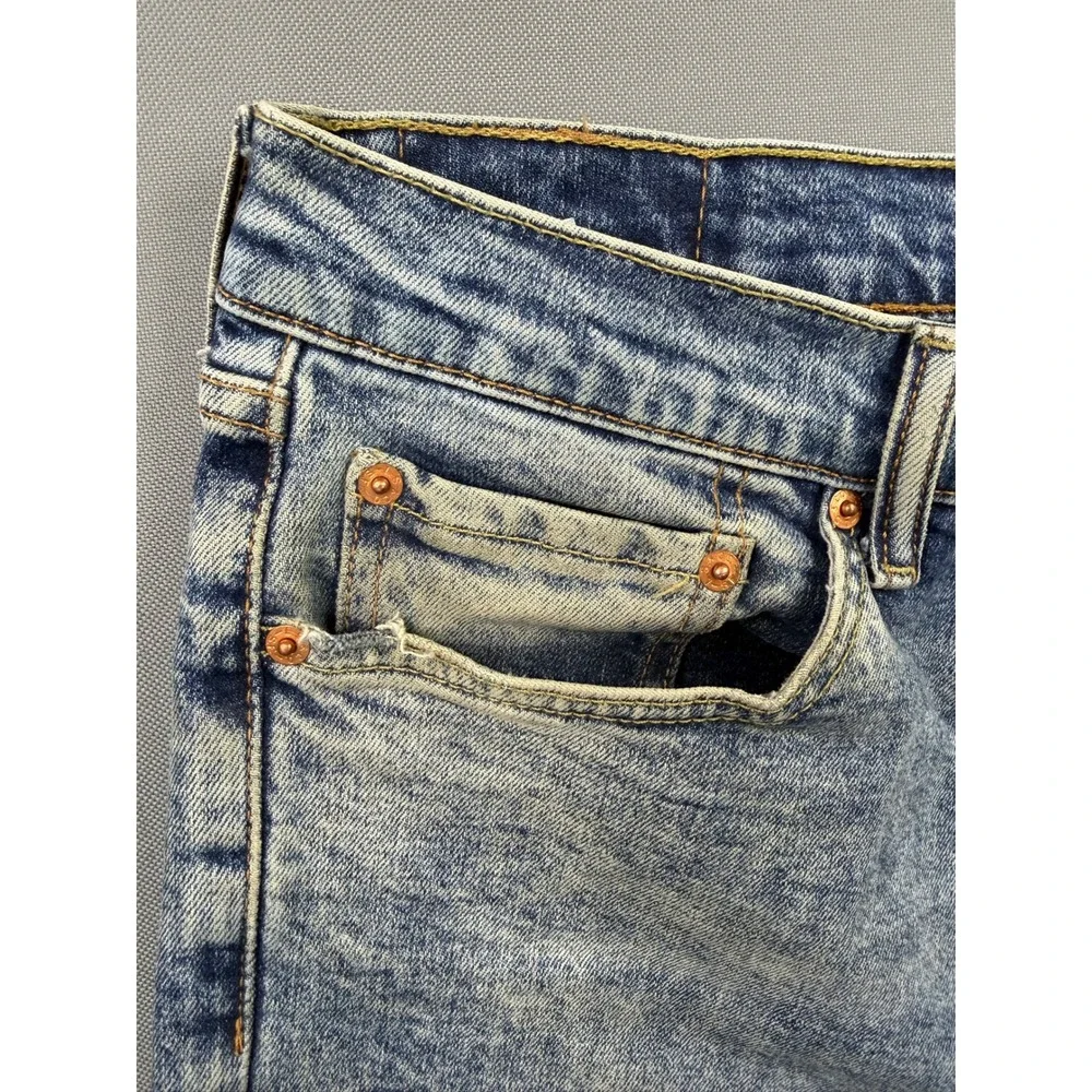 Levi's 511 Slim Fit Jeans Mens Blue Light Wash‎ Denim 34x29